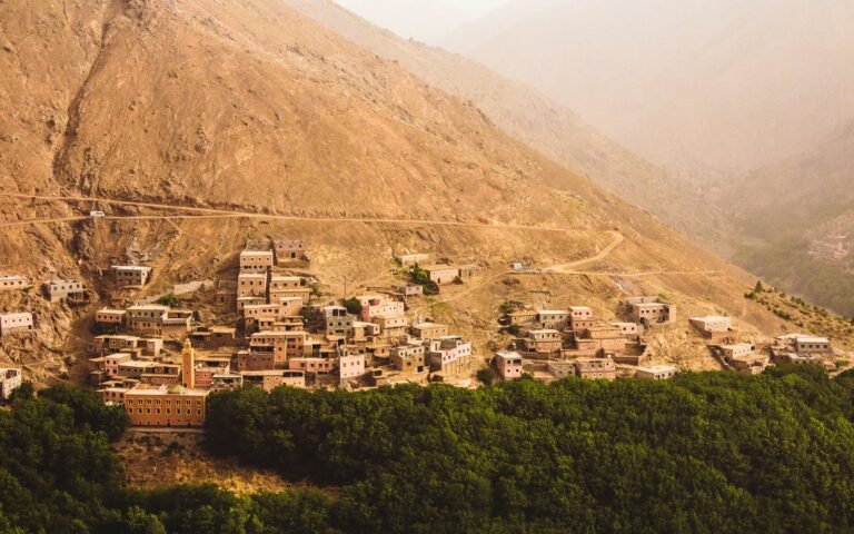 Berber village in the High Atlas Mountains
