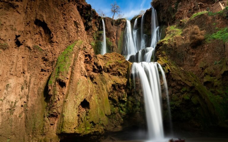 Ouzoud waterfalls in the Middle Atlas, Morocco